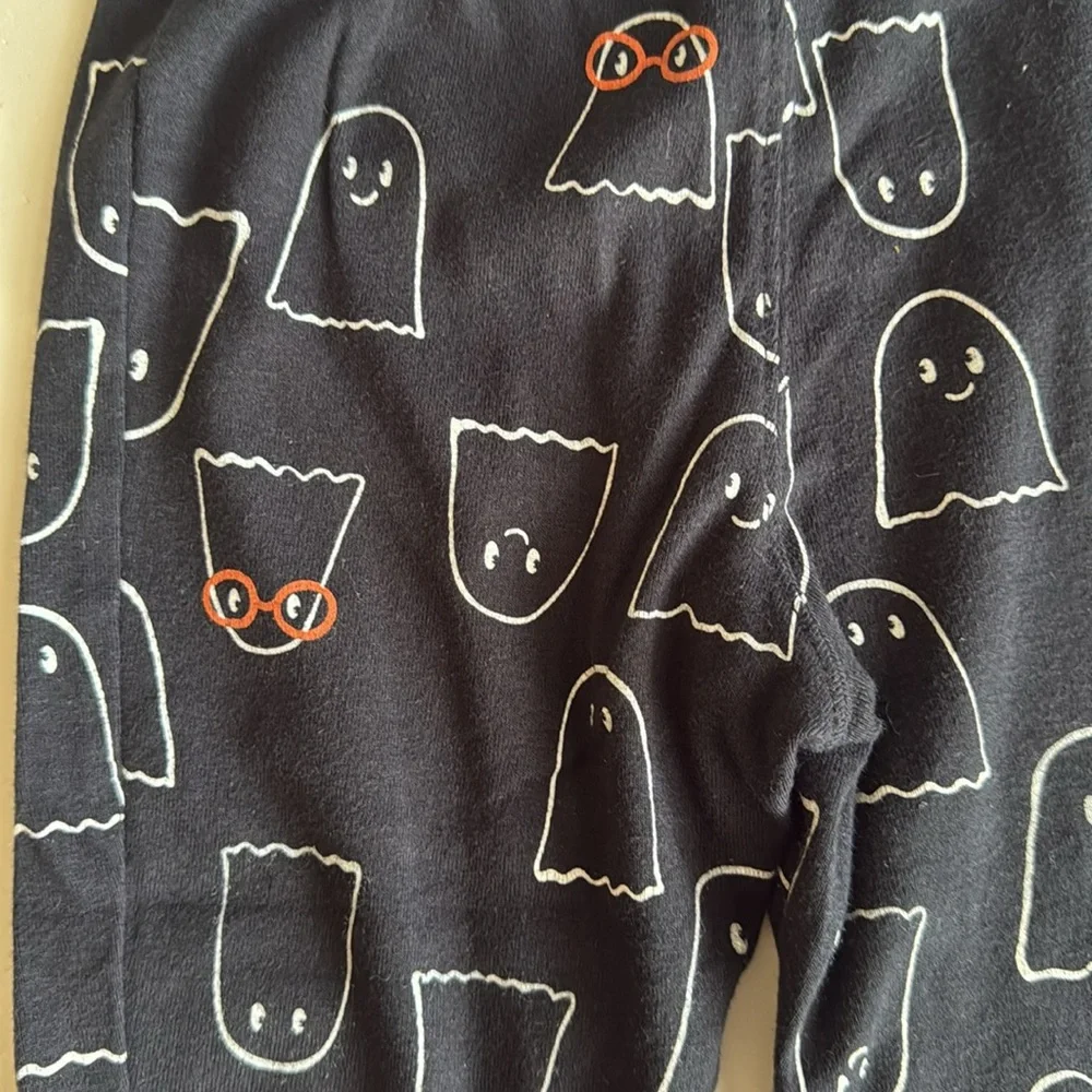 Carter's “Little Boo” Halloween Shirt & Black Ghost Pants 24 Months